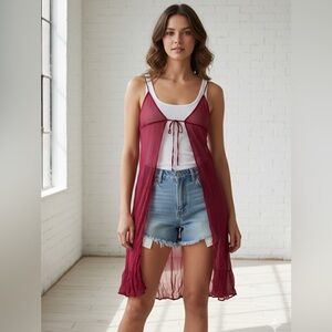 Athene Vintage By Little Runaway Sheer Slip duster